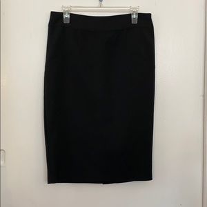 New York and Company black mid-calf length skirt